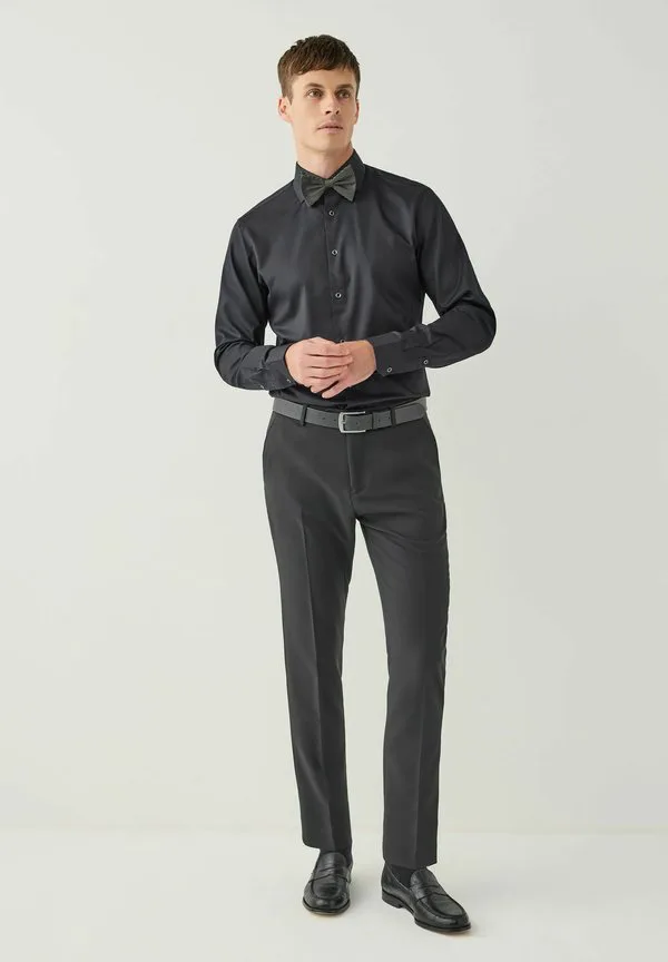 Рубашка в комплекте с галстуком-бабочкой Next, Black/Gold — фото 2