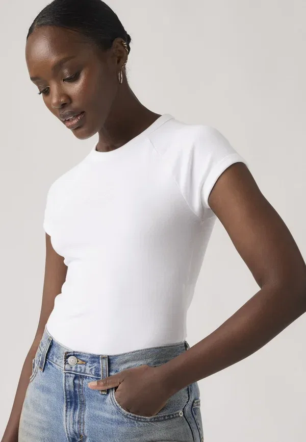 Футболка с принтом Riley raglan tee Levi'S, ярко-белый