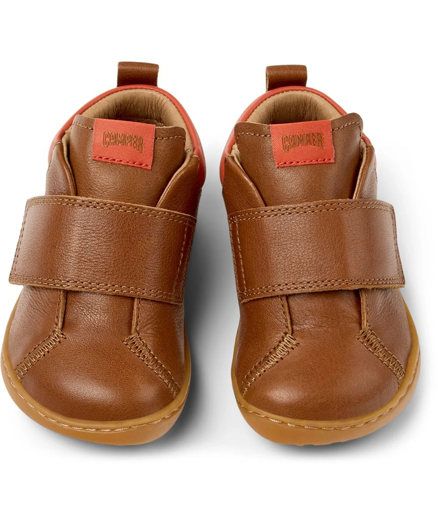 Детские высокие кроссовки CAMPER PEU CAMI First Walker коричневые — фото 4