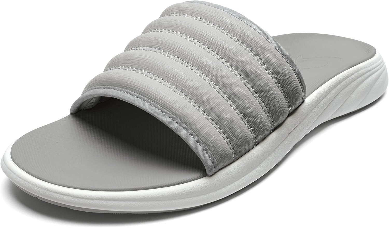 

Мужские сланцы OLUKAI Komo, водостойкая обувь с мягкой ремешковой стелькой, комфорт и поддержка на весь день, серый