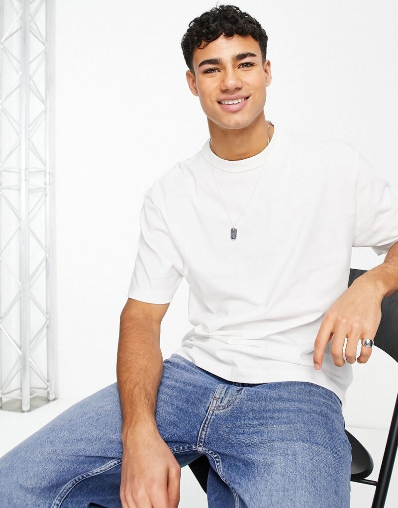 

Белая футболка классического кроя River Island