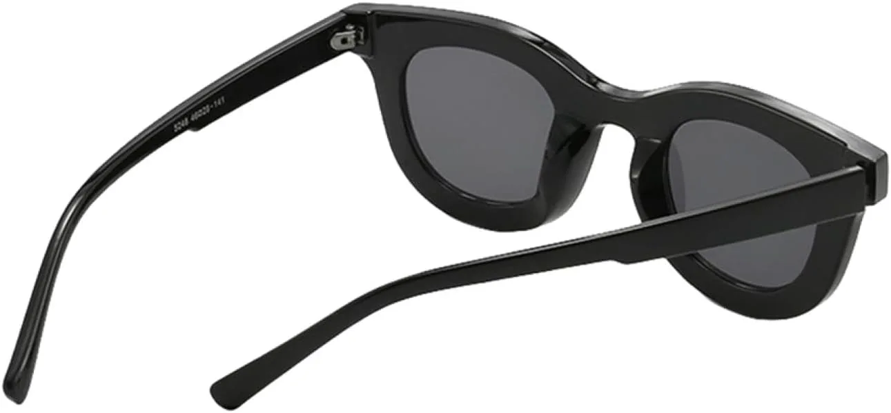 

Популярные модные круглые разноцветные женские солнцезащитные очки в стиле ретро, ​​модные желейные очки с защитой от УФ-излучения UV400 для мужчин HHZZYVY, Red Gray