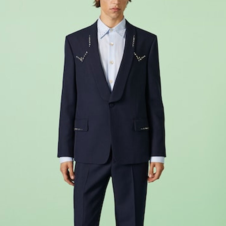 

Куртка мужская синяя Gucci, синий