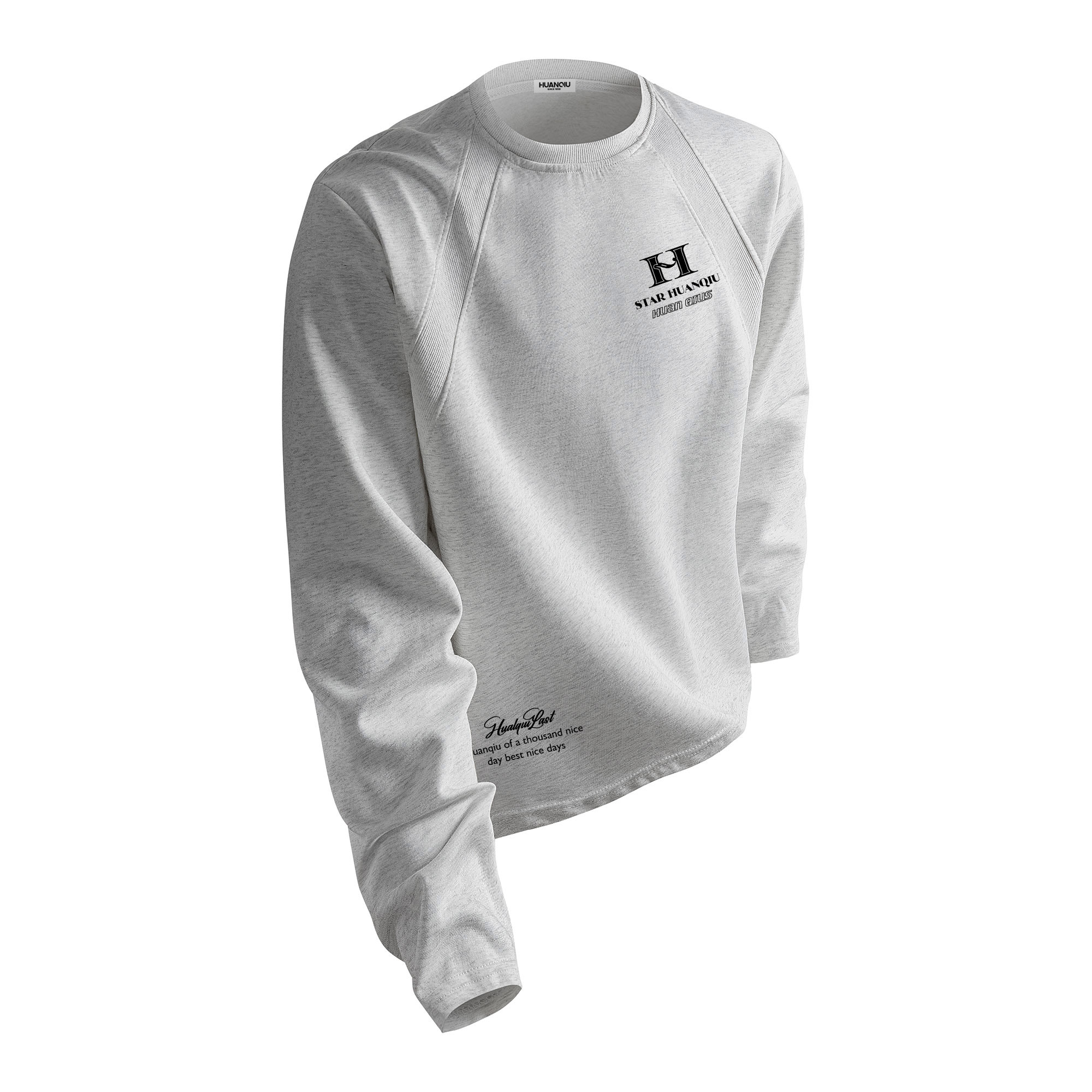 

Термобелье спортивное Unisex HUANQIU, белый heather серый