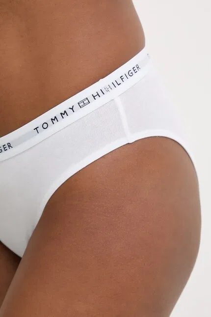 Трусы хлопковые с эластаном Tommy Hilfiger, белый — фото 3