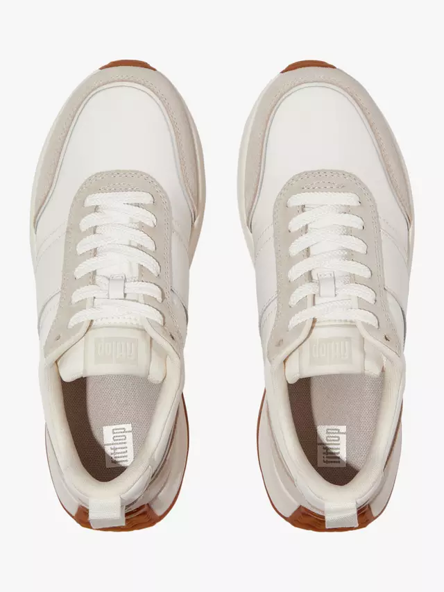 Кроссовки FitFlop F-Mode Flow Flatform, цвет urban/white — фото 3