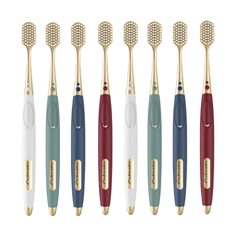 

Зубные щетки с 48 щетинками, широкой головкой и защитой десен, супермягкие щетинки, очищение, 1 шт/2 шт/4 шт/8 шт COLGATE