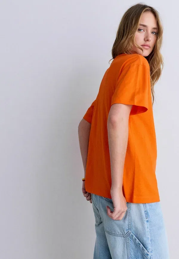 Футболка Regular fit MTV License Graphic T-shirt, Next, оранжевый — фото 3