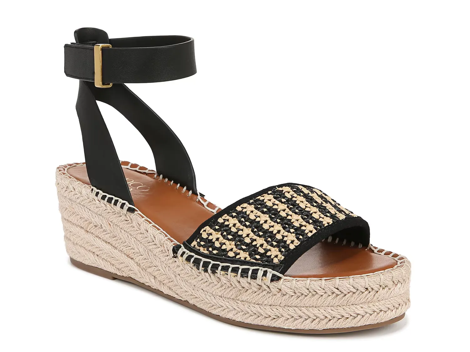 Сандалии Pamala Wedge Sandal Franco Sarto, черный