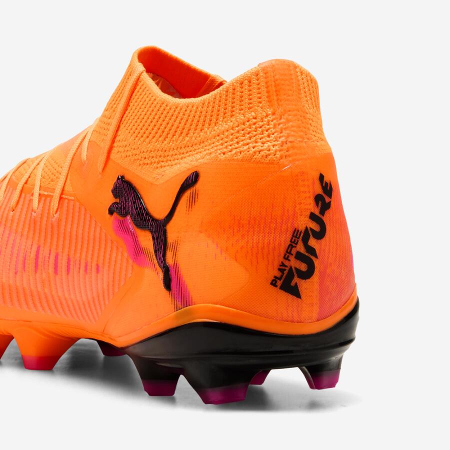 PUMA Футбольные бутсы женские/мужские FG - Future 8 Pro оранжевые — фото 3