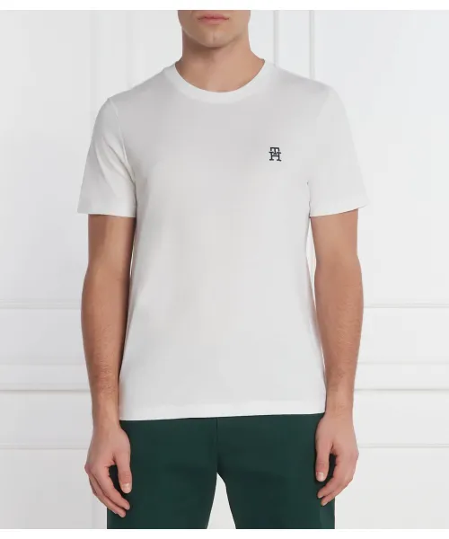 

Футболка с монограммой imd tee Regular fit Tommy Hilfiger, белый