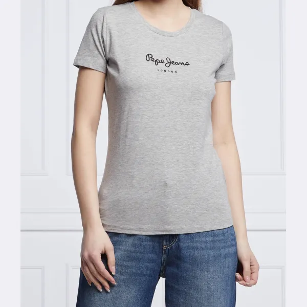 

Облегающая футболка Pepe Jeans London, серый