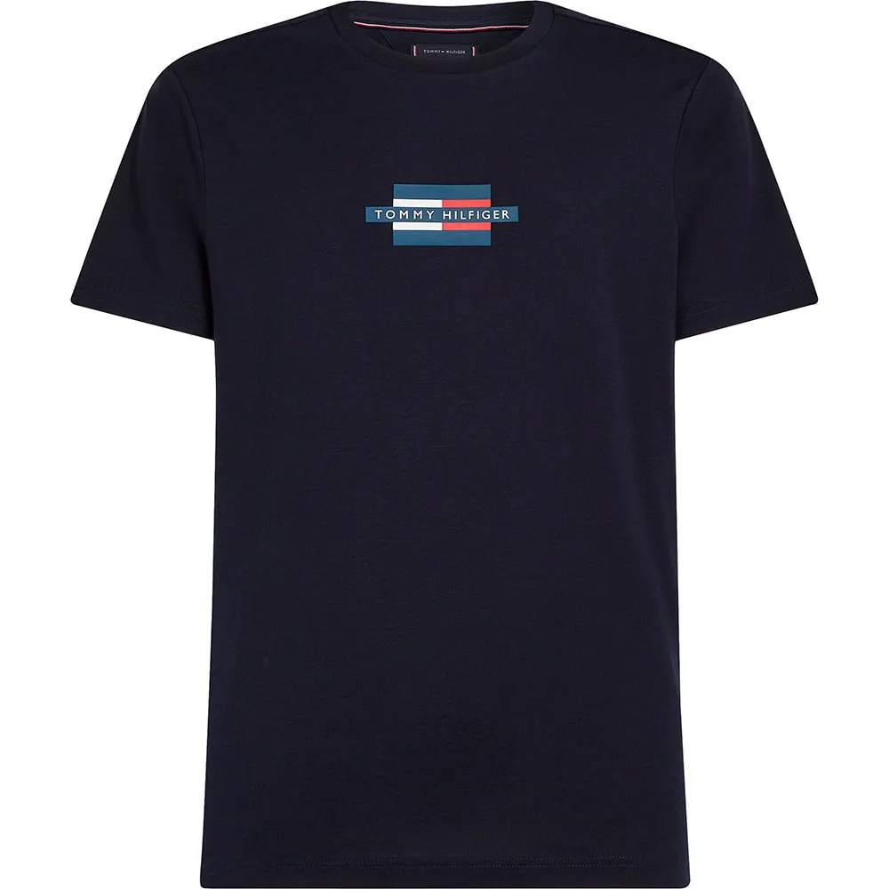 

Футболка с коротким рукавом Tommy Hilfiger Flag Box, синий