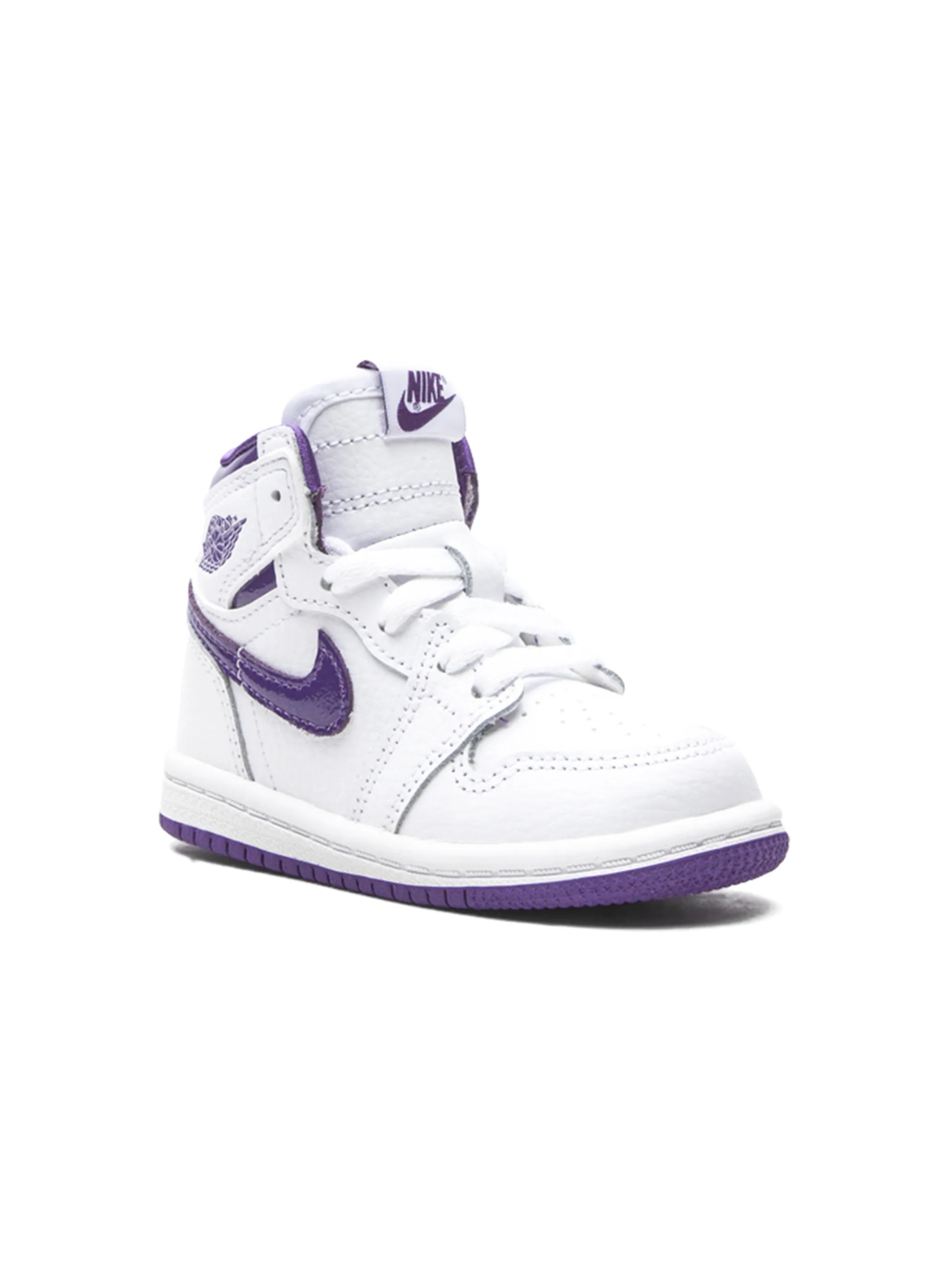 Кроссовки Air Jordan 1 Retro High TD Court Jordan Kids, белый — фото 2