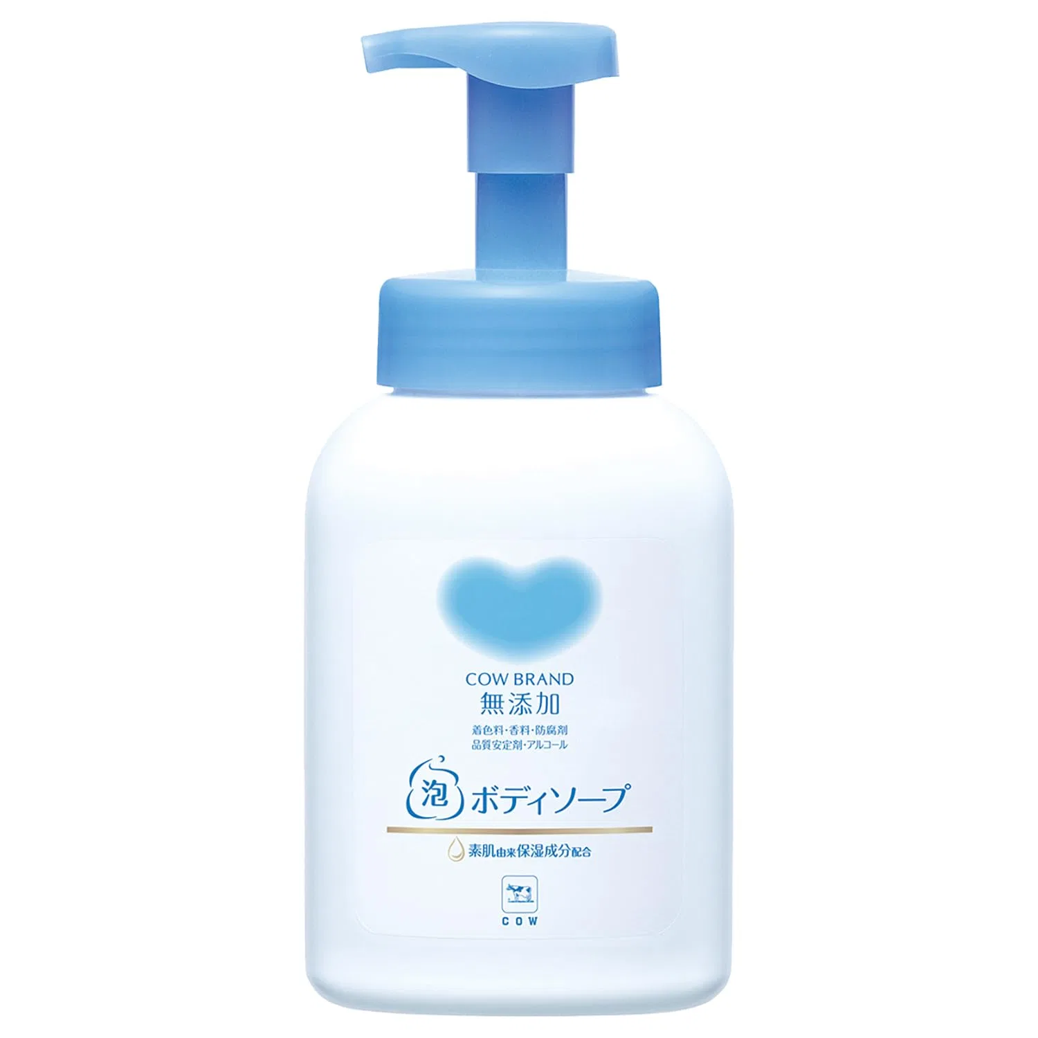 Пенное мыло для тела Cow Brand Additive-Free с помпой, 500 мл Cow Brand