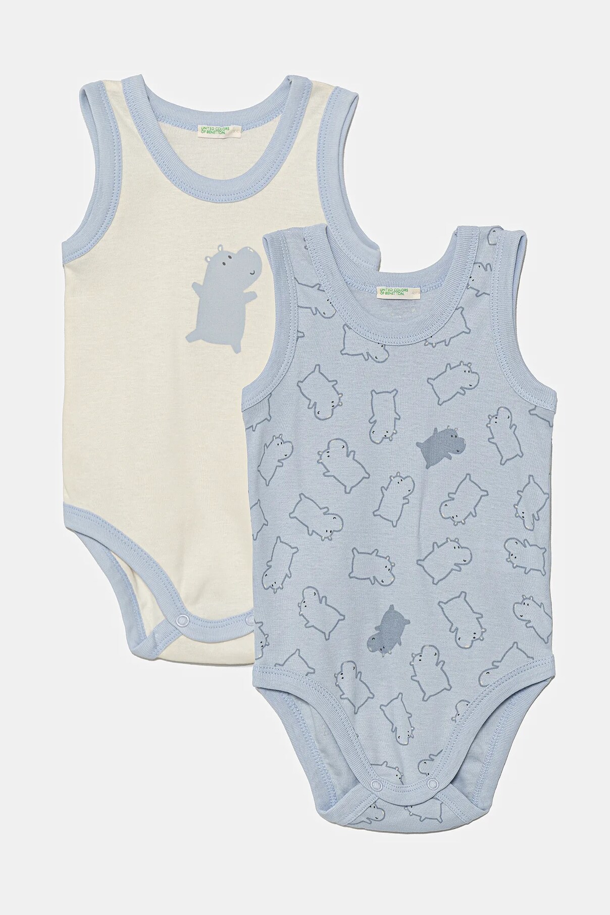

Baby Cotton Bodysuit, 2 шт. в упаковке United Colors Of Benetton, синий