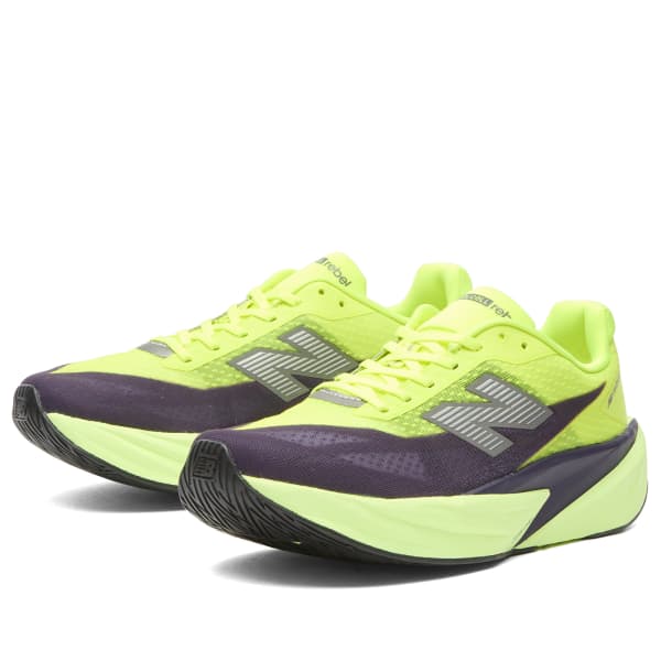 Кроссовки New Balance Rebel V5 New Balance Running, alkaline зеленый, boysenberry & темно-серебро metallic — фото 2