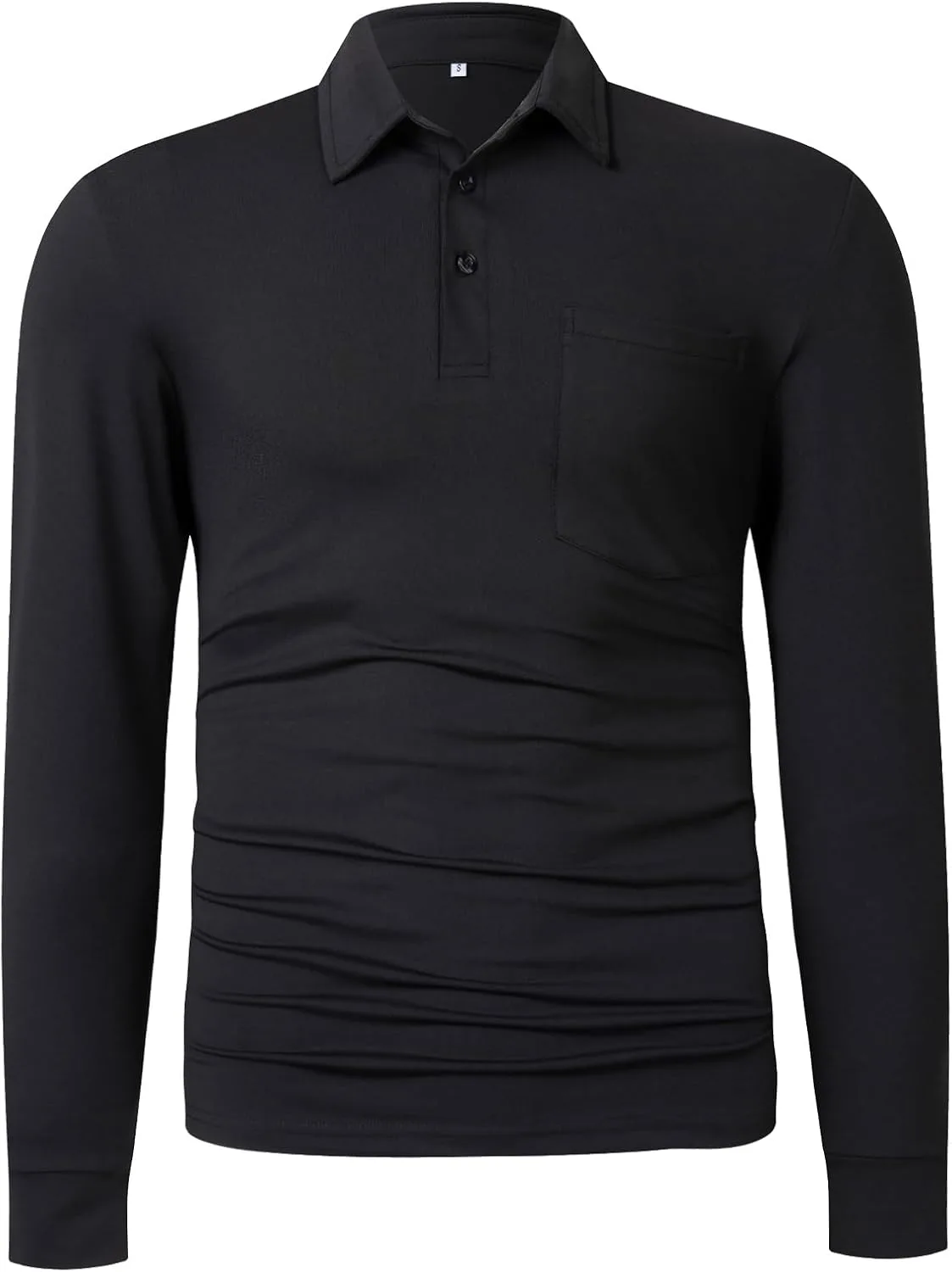 

Мужская поло с длинным рукавом и нагрудным карманом Klyptxyo