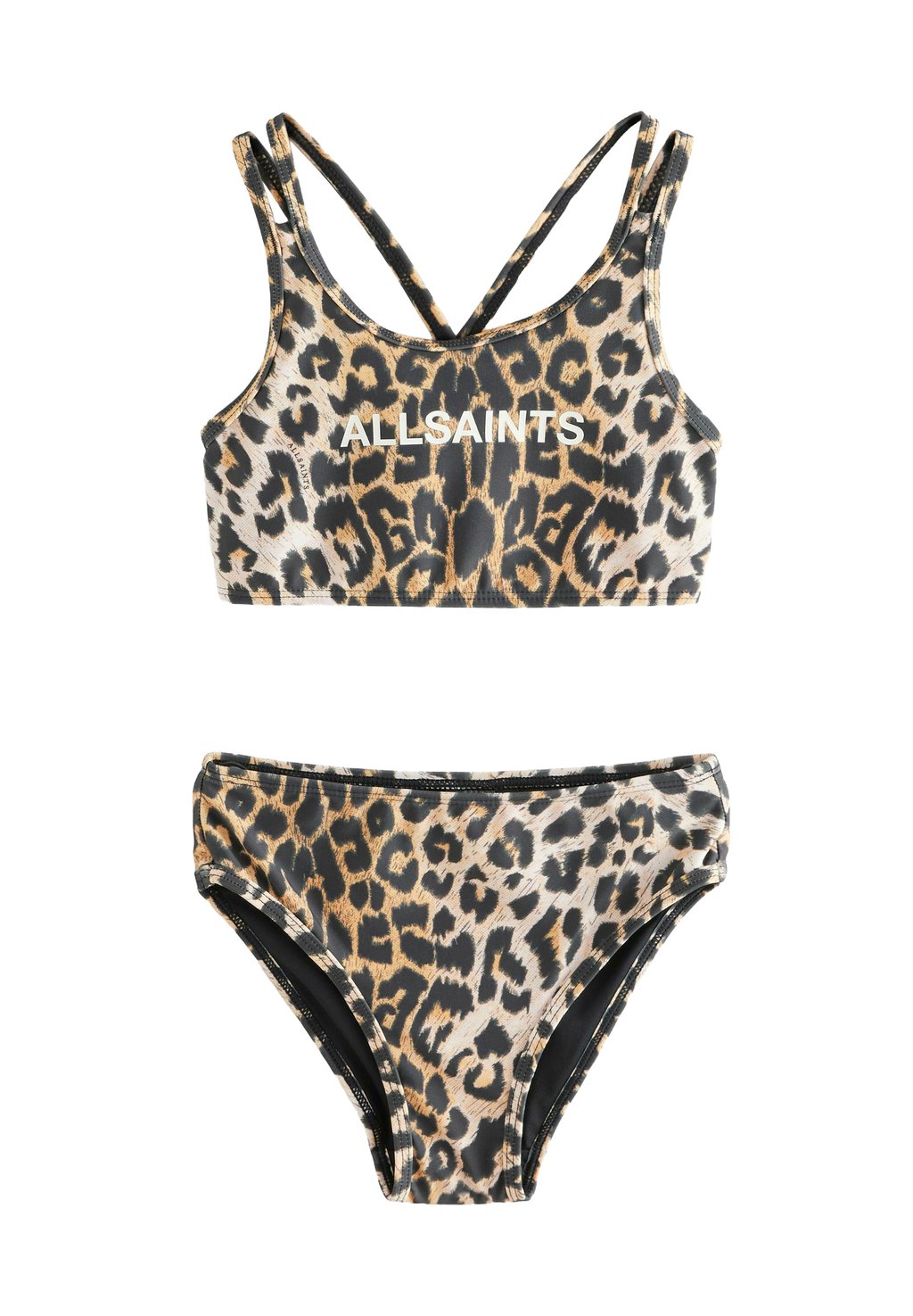 Бикини PRINT LOGO STRAPPY SET smALLSAINTS, черный