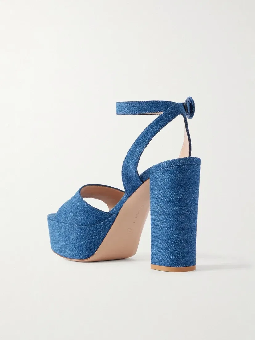 Gianvito Rossi, синий — фото 3