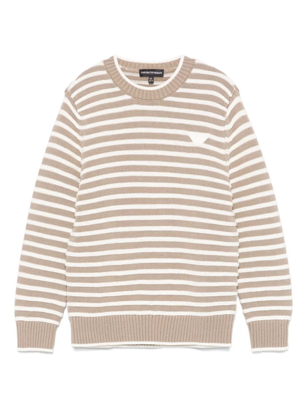 

Свитер в полоску Emporio Armani Kids, зеленый