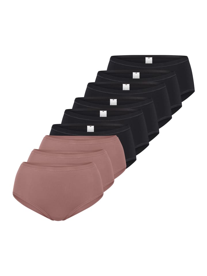 

Sloggi Трусики с высокой талией GO Daily Cotton, черно-коричневые