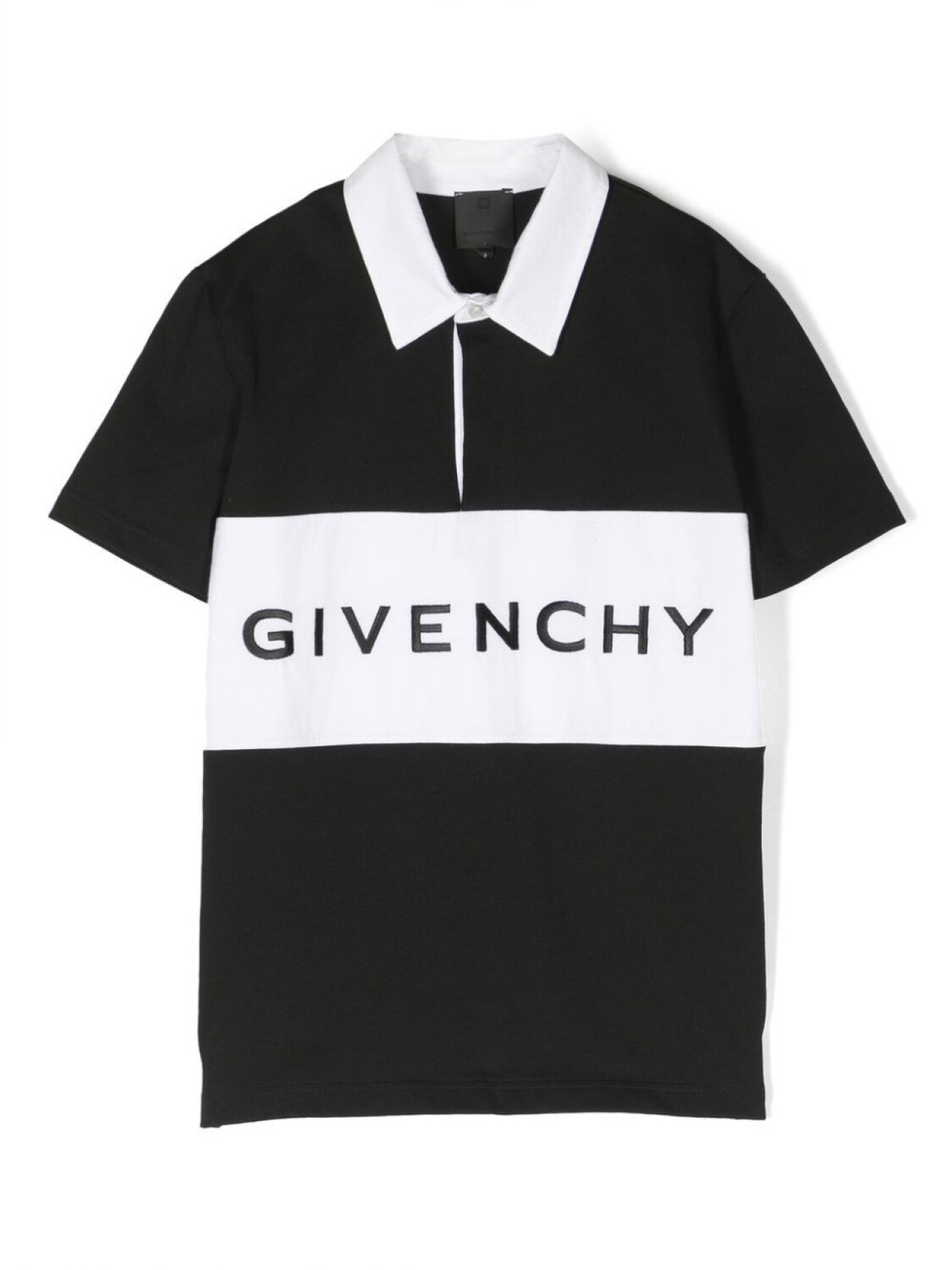 

Givenchy Kids рубашка поло с логотипом, черный