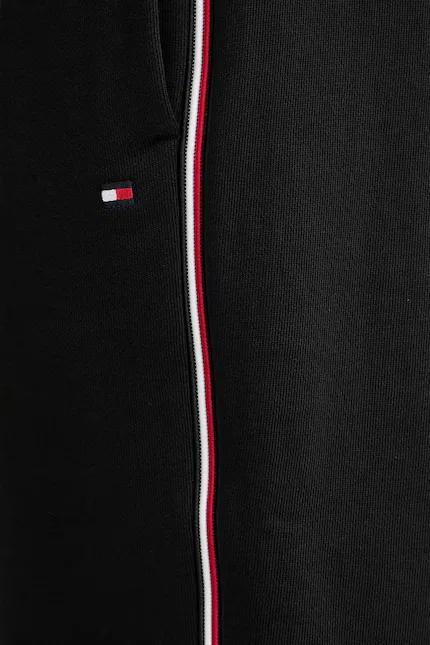 Шорты спортивные из хлопка Tommy Hilfiger, черный — фото 4