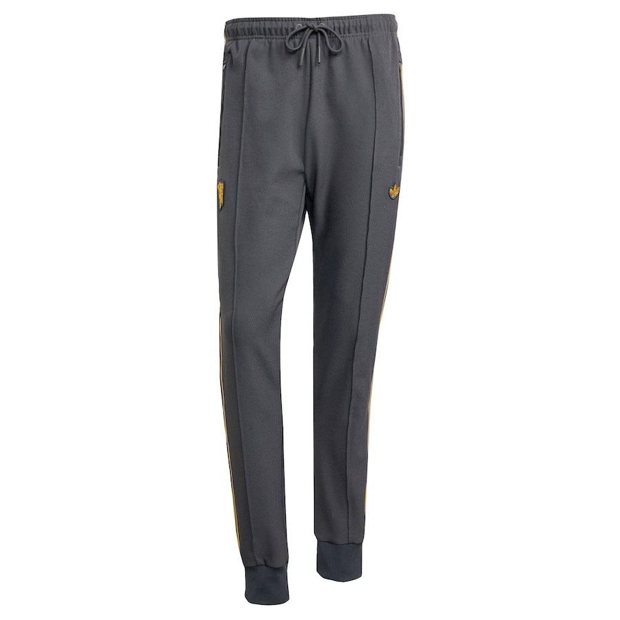 

Зауженные спортивные брюки ADIDAS ORIGINALS Manchester United Terrace Icons, черный