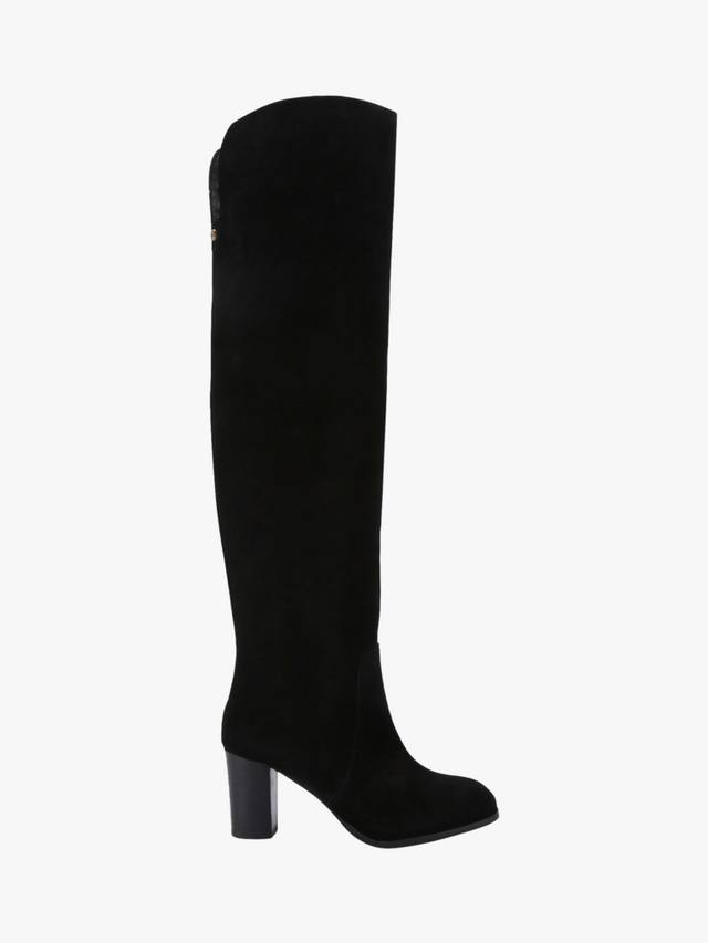 Ботинки Martano Over The Knee из замши Carvela, Black