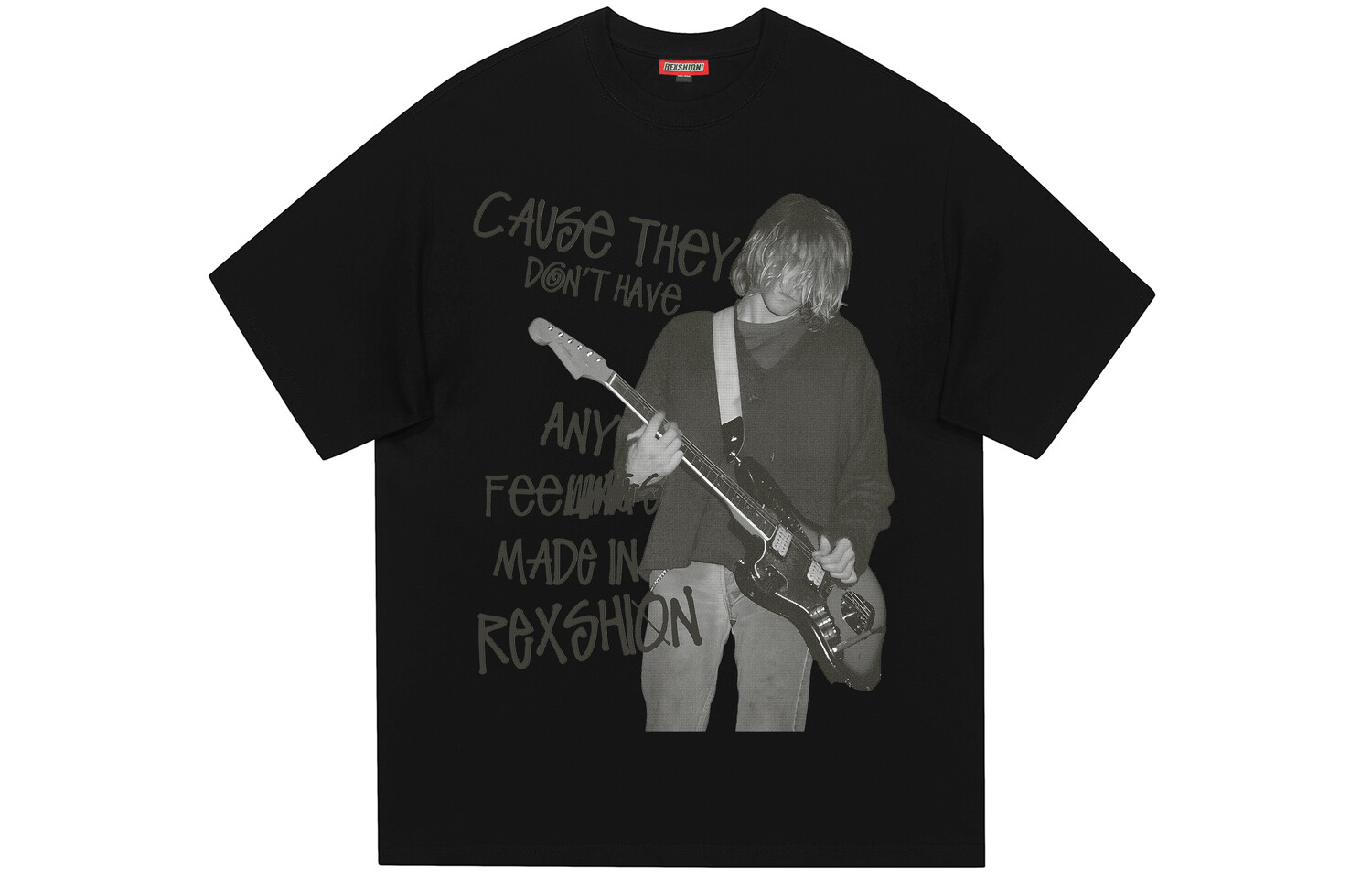 

REXSHION Футболка унисекс, цвет Black