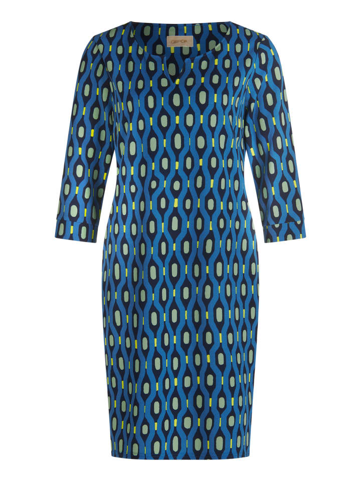 

CARTOON Повседневное платье с узором сине-зеленого цвета
