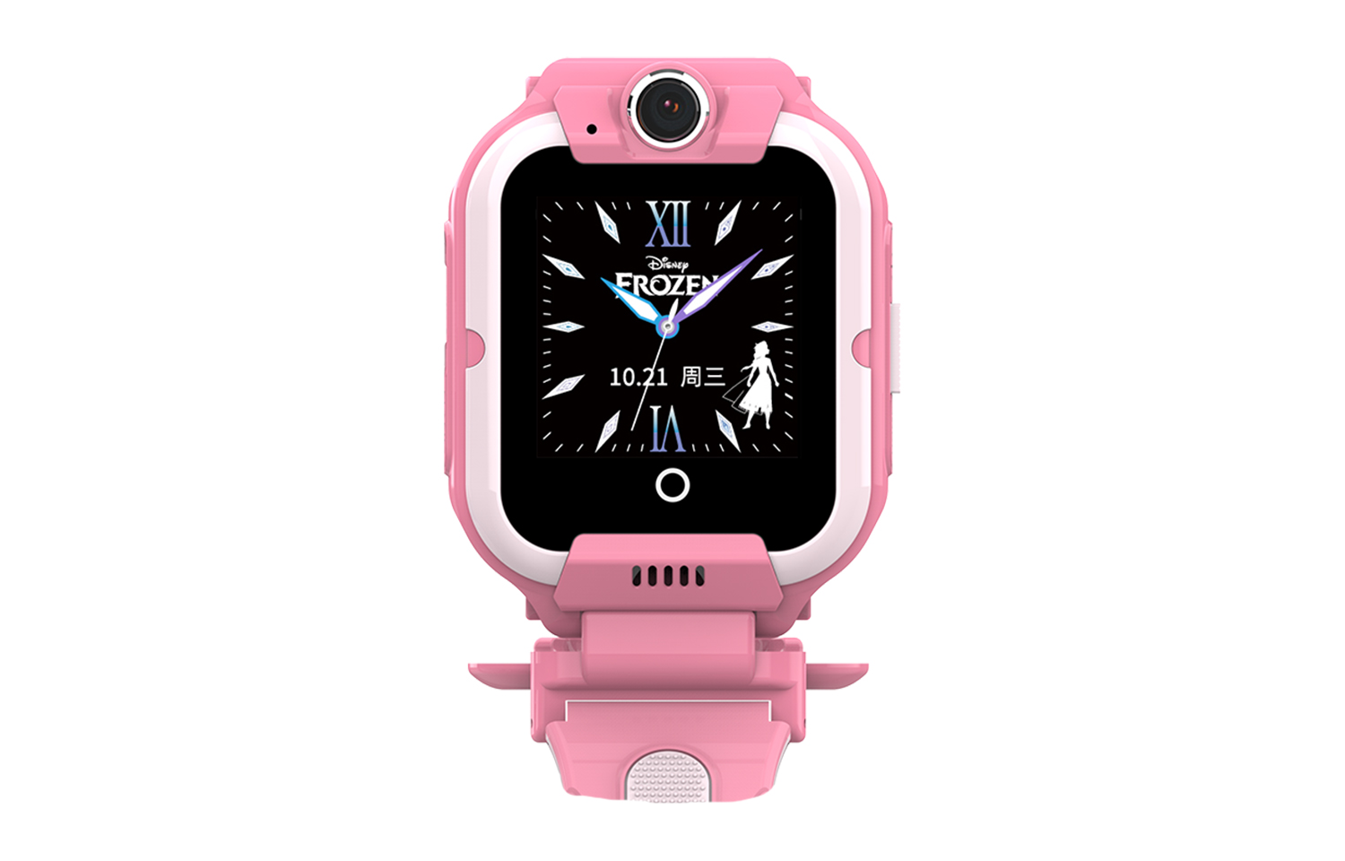 

Disney Часы Frozen Series Smart Movement Silicone Strap Watch Unisex Black Dial SF-54241