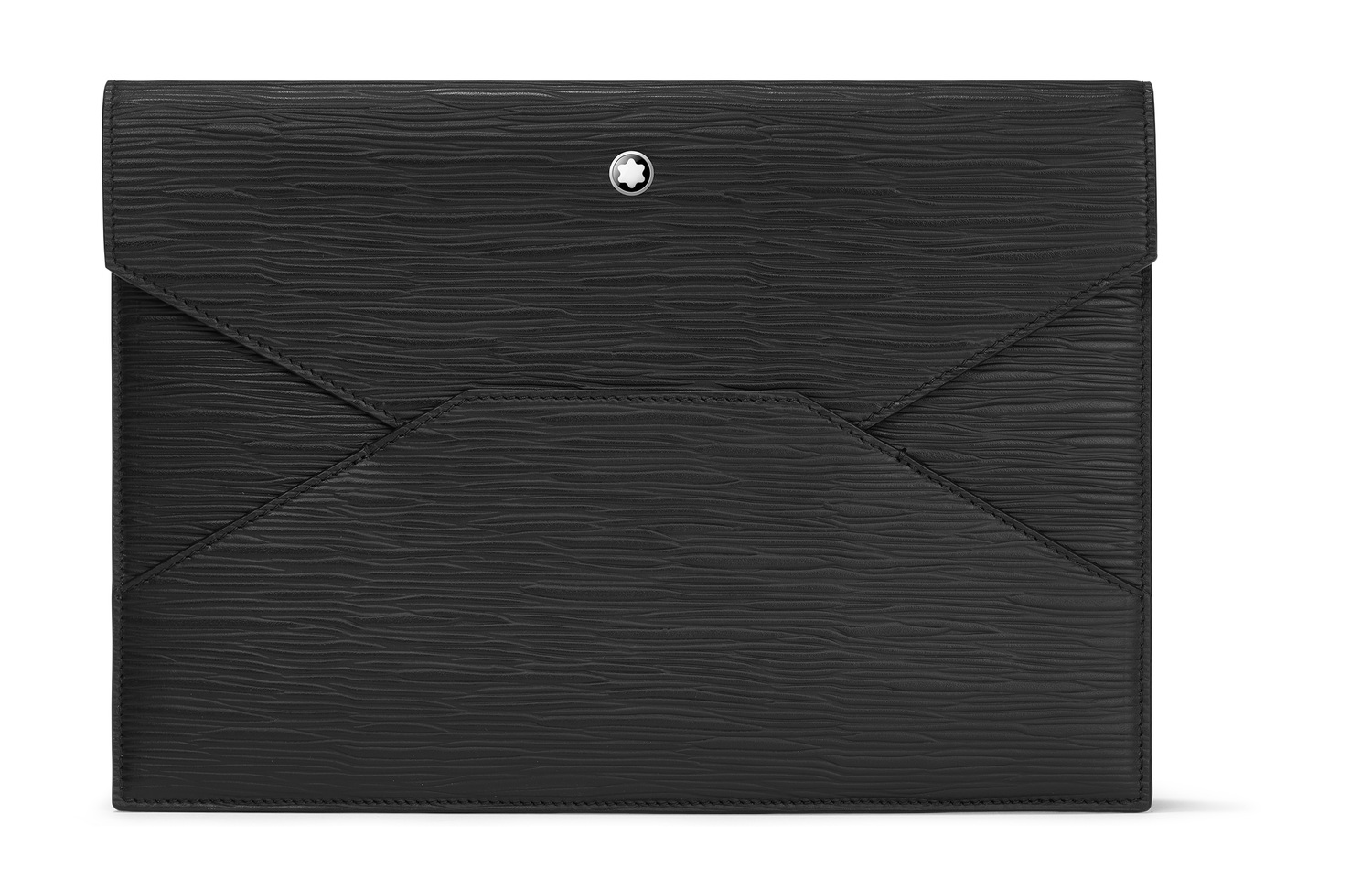 

Кожаная клатч из телячьей кожи мужская черная MONTBLANC