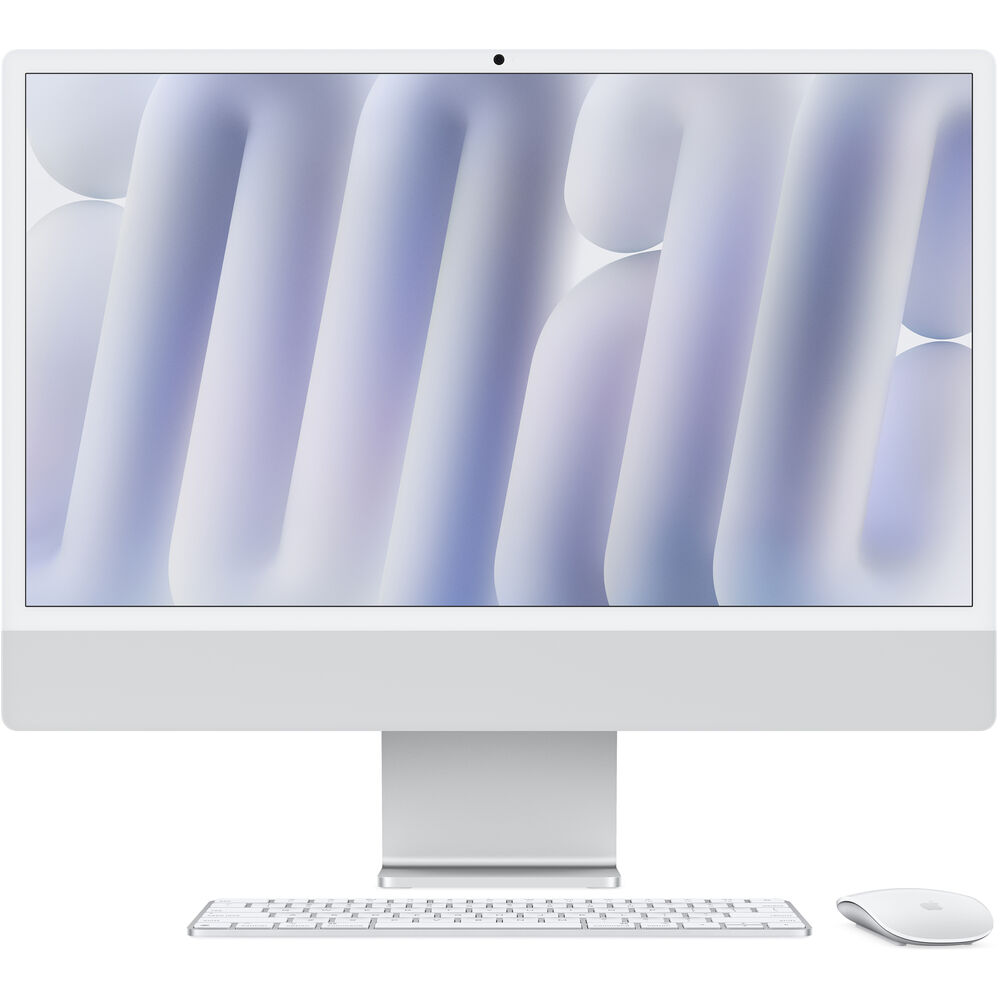 

Apple iMac 24 дюйма с чипом M4 (серебристый)