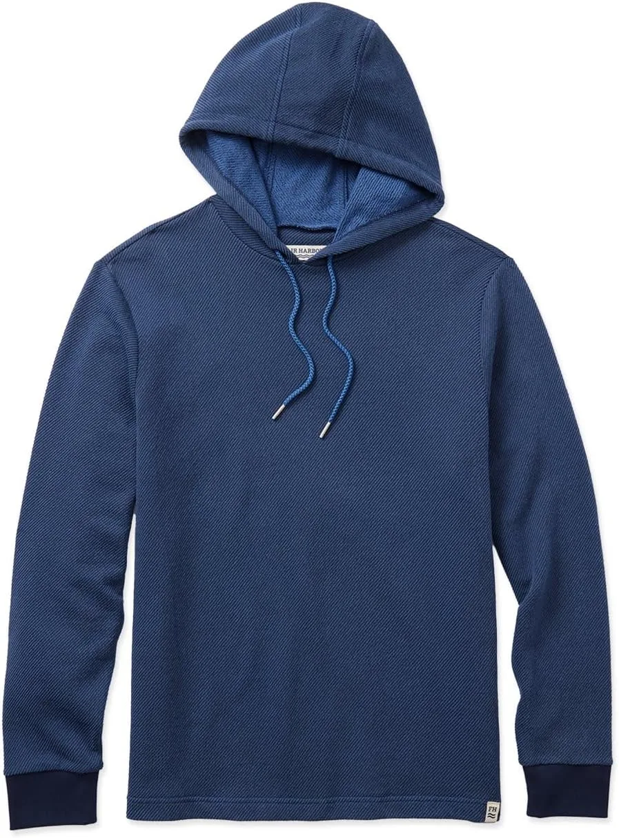 

Толстовка Fair Harbor The Textured Tailwind — мужская классическая легкая худи, невероятно мягкая и дышащая