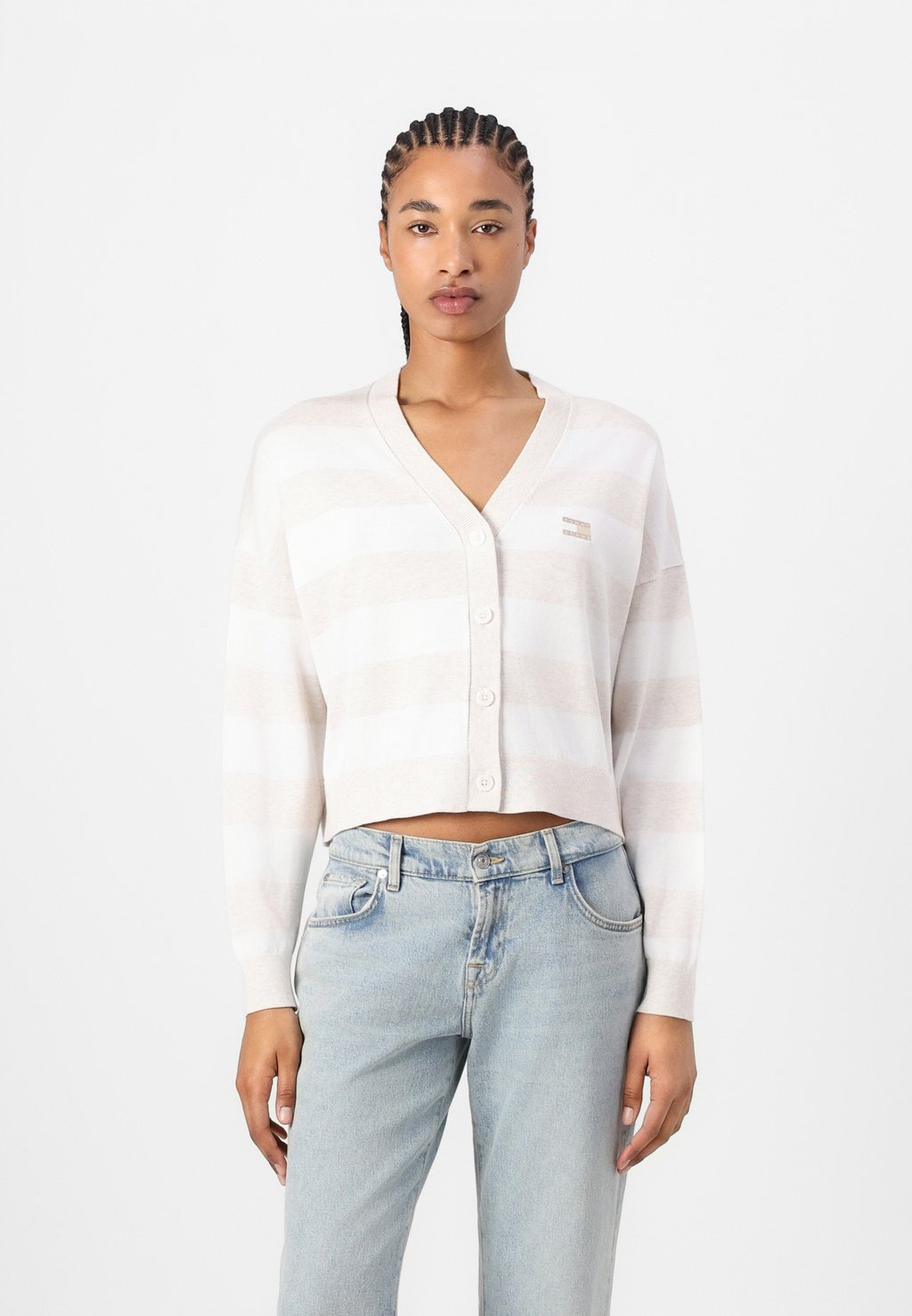 

Кардиган STRIPE CARDIGAN Tommy Jeans, бежевый