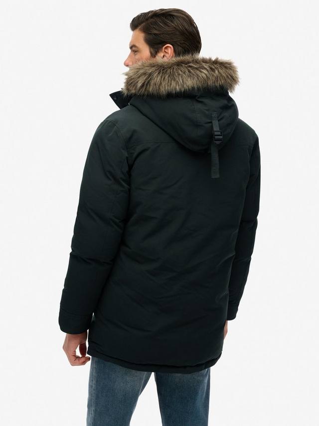 Эверест парка с искусственным мехом Superdry, Cedar Dark Green — фото 2