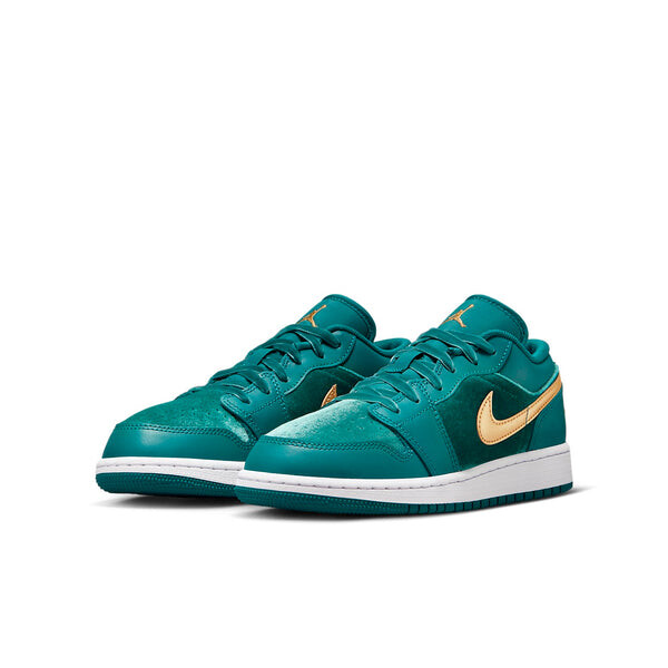 Кроссовки 1 low se velvet 'geode teal velvet' Air Jordan, мультиколор — фото 3