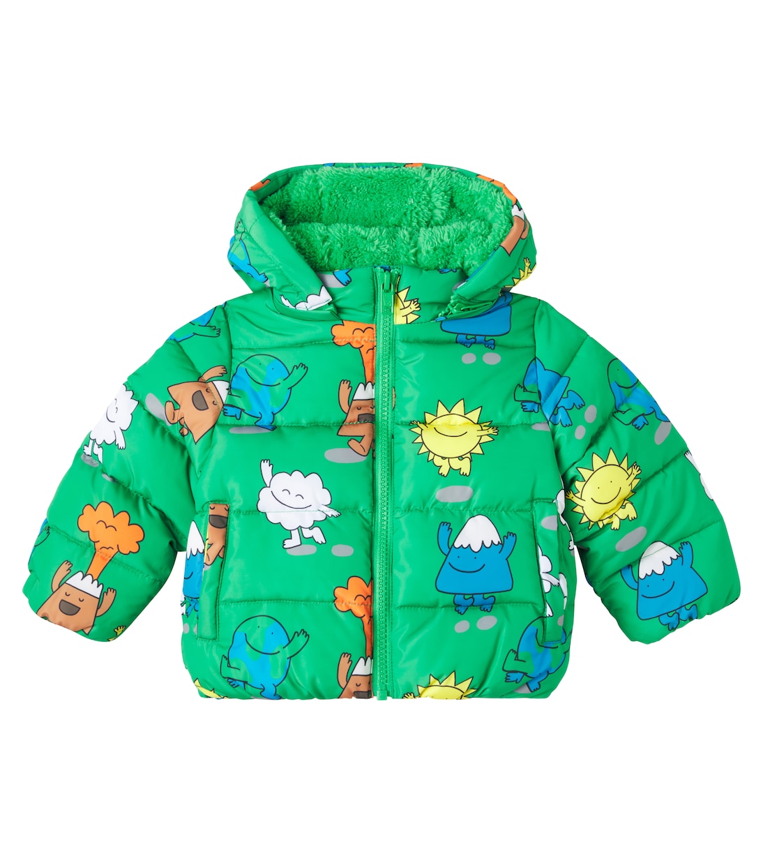 

Печатная куртка Stella McCartney Kids, Verde/Multicolor