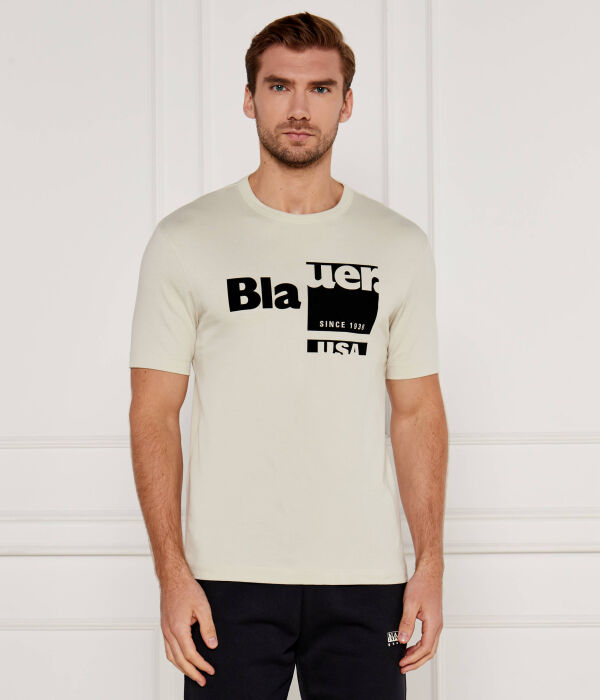 

Футболка Джорджа Regular fit Blauer, желтый