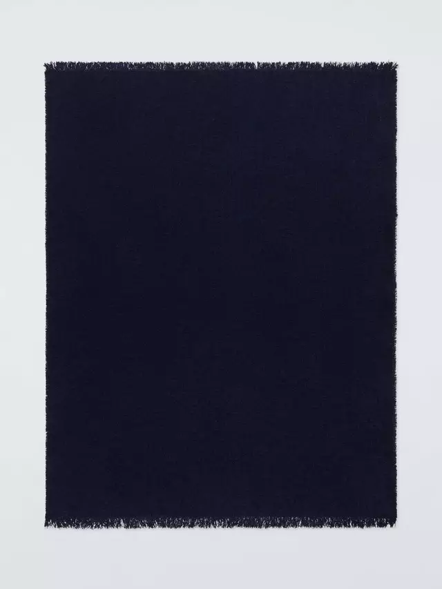 

Плед John Lewis Chenille Weave, темно-синий