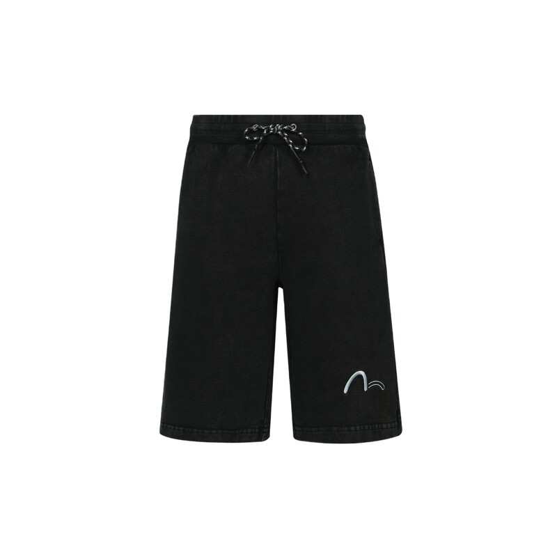 

Повседневные шорты мужские черные Evisu, черный
