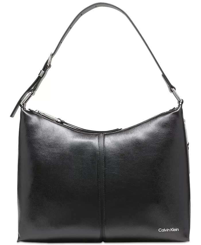 

Макси-сумка через плечо Max Hobo Calvin Klein, черный