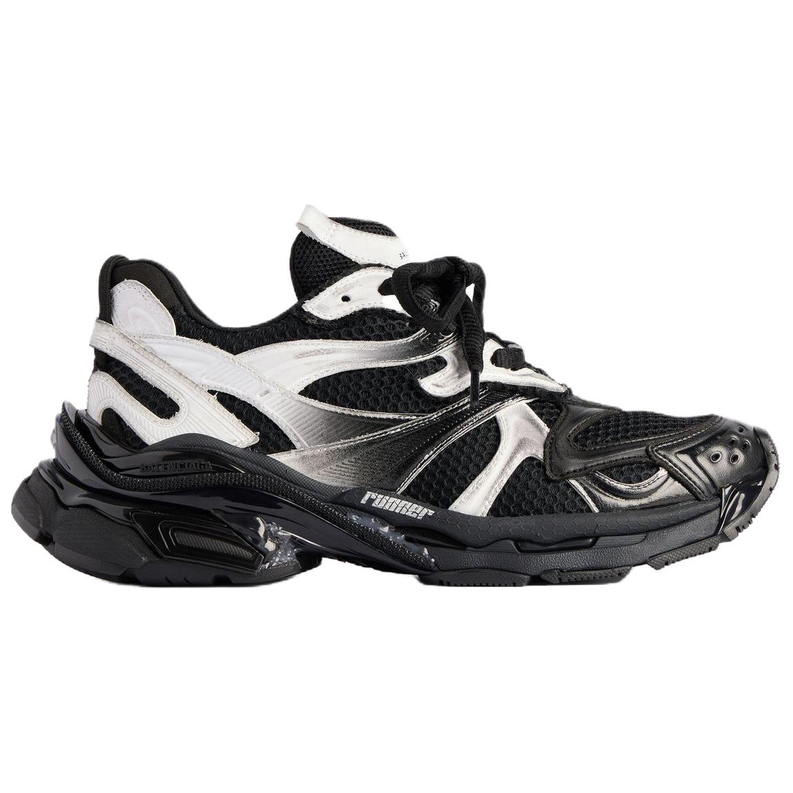 Кроссовки Runner2.0 Gradient Lines Low top Chunky женские Balenciaga, черный — фото 3