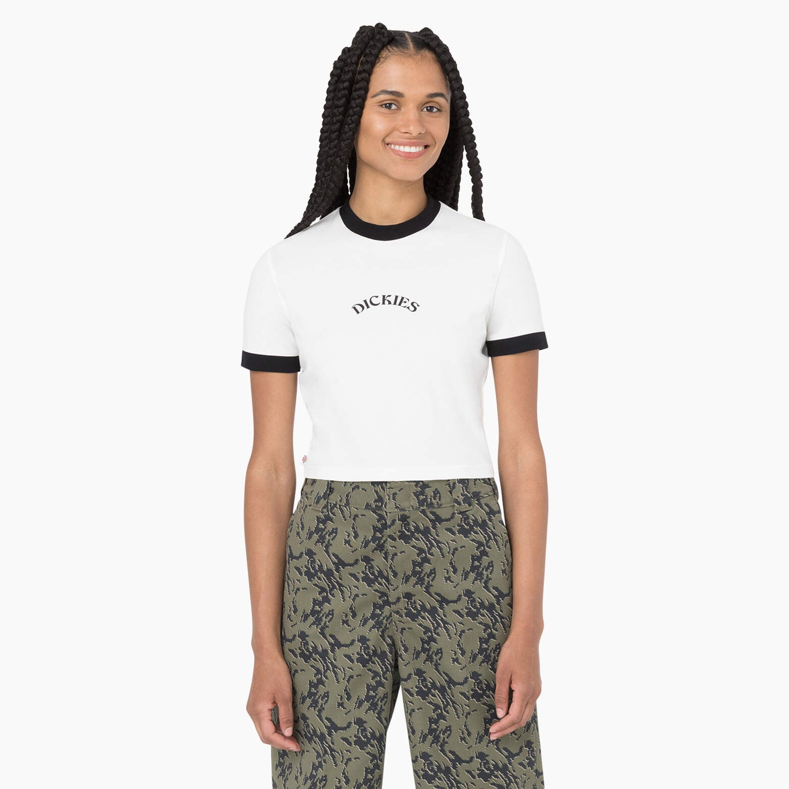 

Женская футболка Dickies Warm Springs, цвет cloud (cl9)