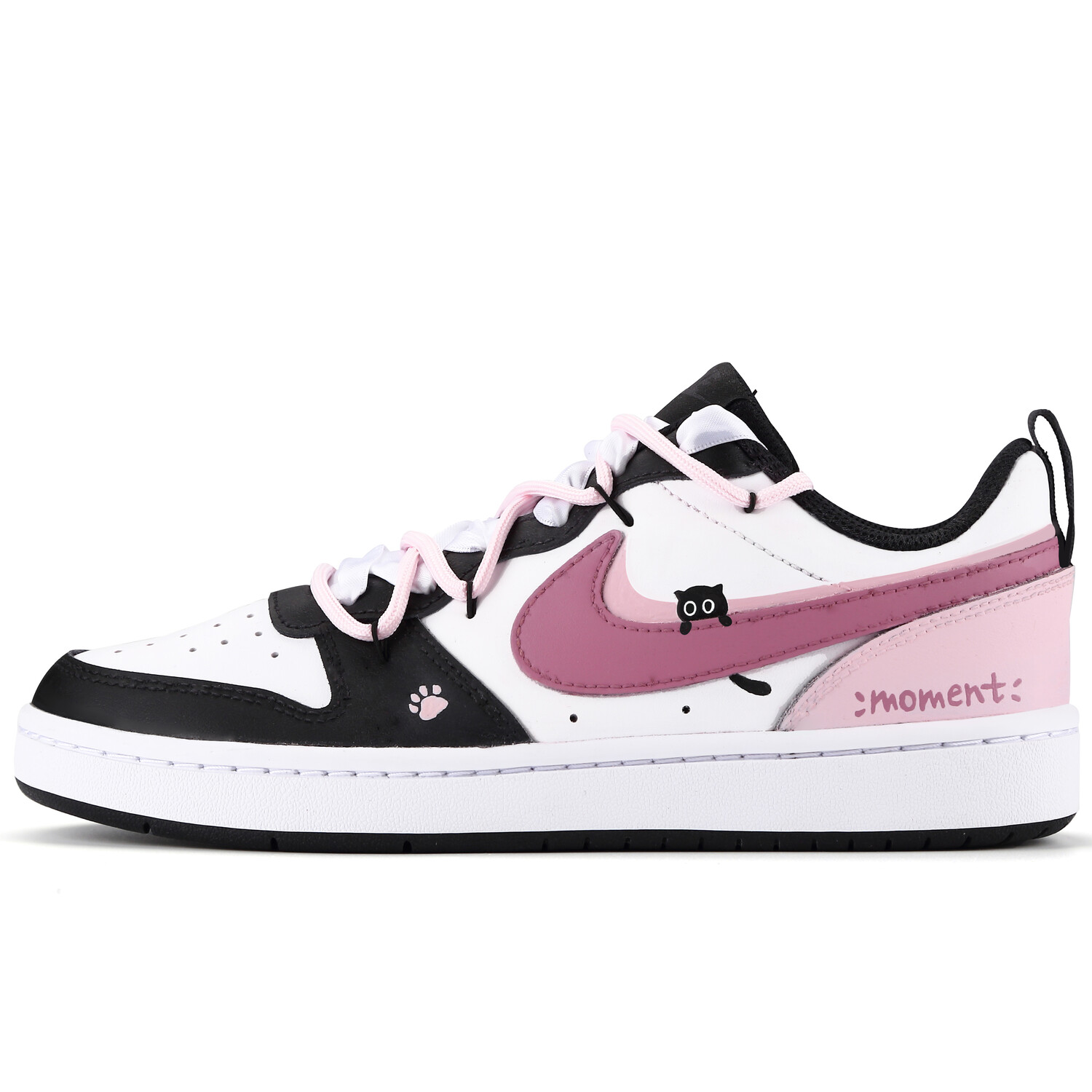 

Кроссовки Nike Court Borough Skateboarding Shoes Women's Low-top, черный