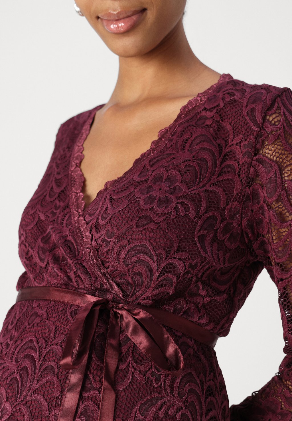 

Повседневное платье MLMIVANA TESS DRESS MAMALICIOUS, бордовый