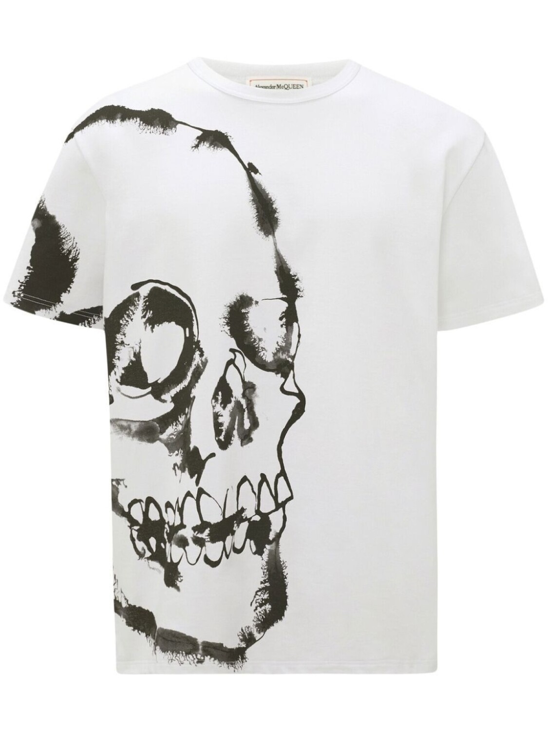 

Alexander McQueen футболка с принтом Skull, белый