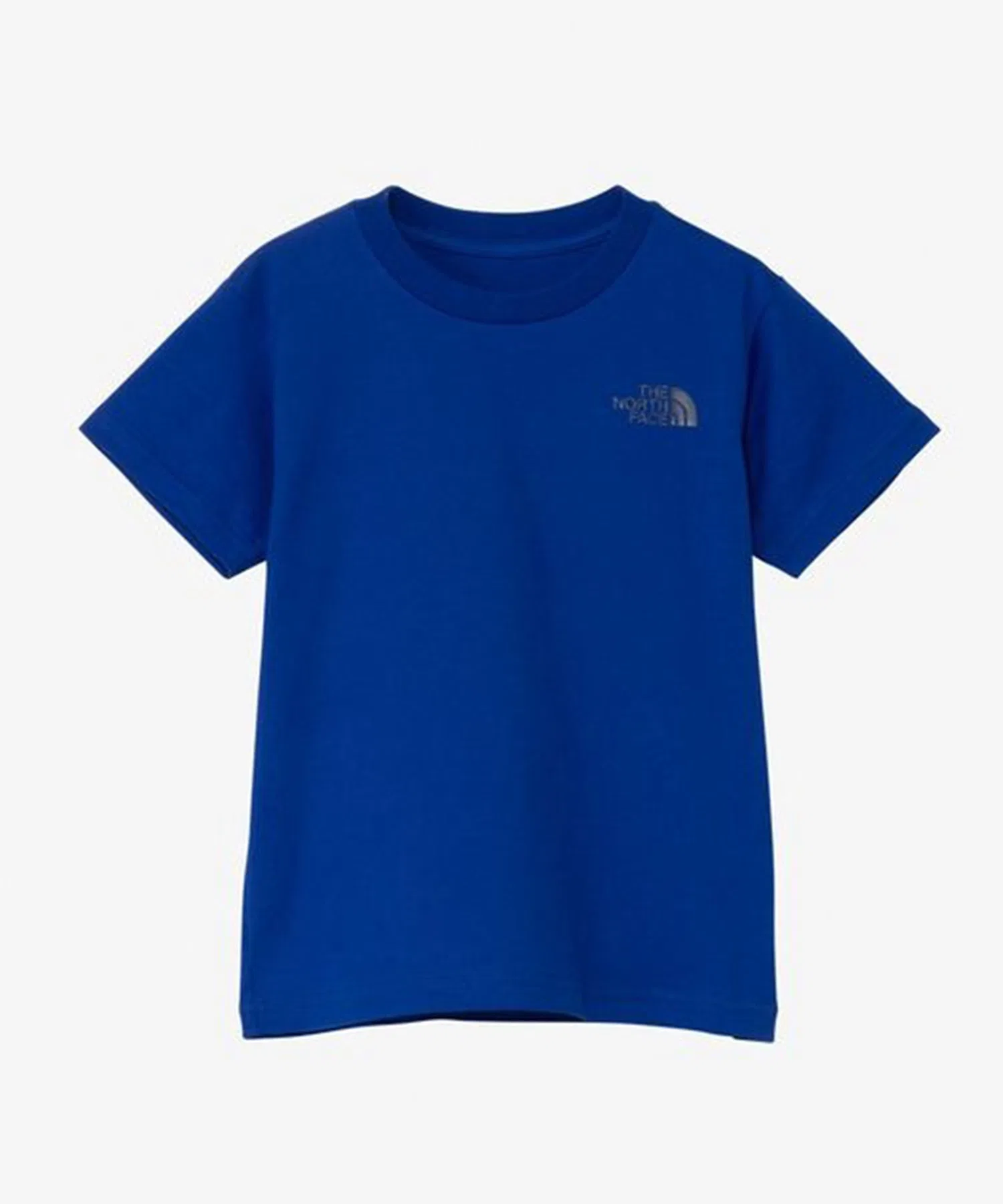 Детская хлопковая футболка THE NORTH FACE с логотипом синяя